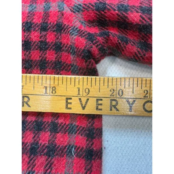 Woolrich Wome's Zip Up Cardigan Shirt Jacket Long Sleeve Size S Red Black Plaid - Picture 6 of 10